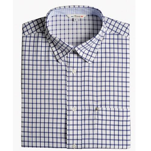 Chemise grands carreaux bleus blanc club interchasse arras