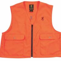 Gilet se curite de chasse blaze overlay orange fluo browning