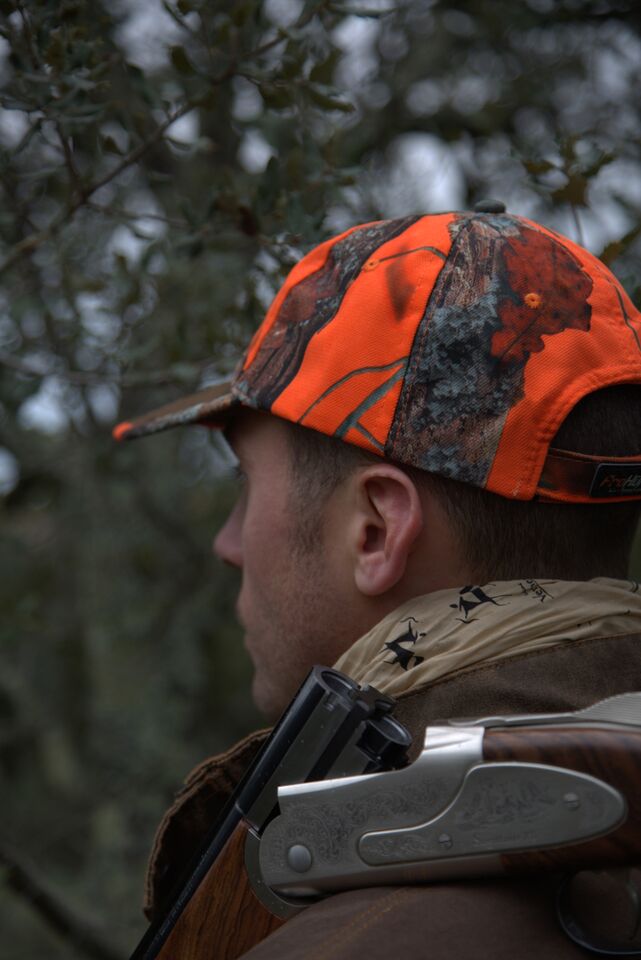 casquette de chasse camouflage orange fluo verney carron