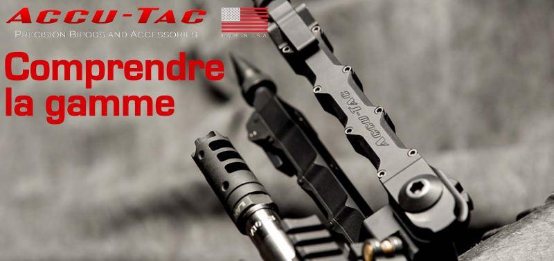 Comprendre la gamme de bipied Accu-Tac pour les armes de tir