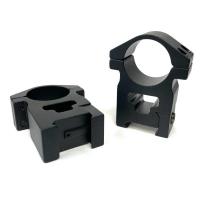 Anneaux lunette shilba solide haut aluminium t6n 25 4mm
