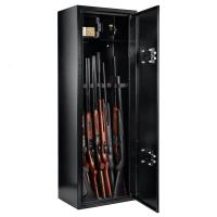 Armoire coffre fort 10 armes walberg avec coffre interieur