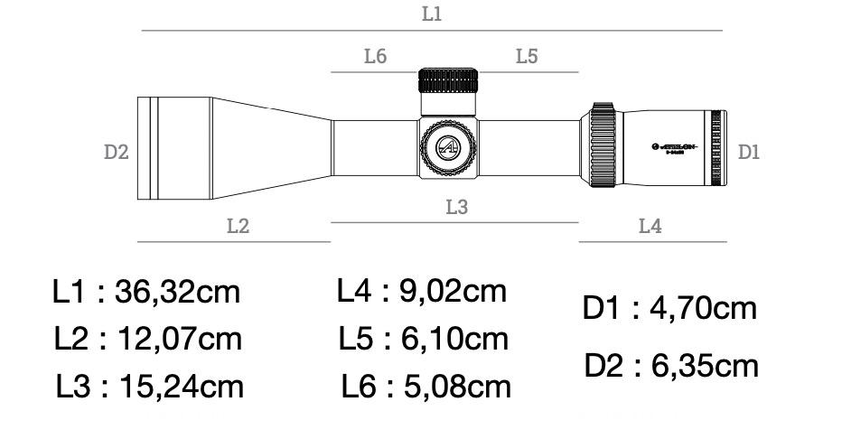 Athlon helos btr g2 6 24x50 dimennsions