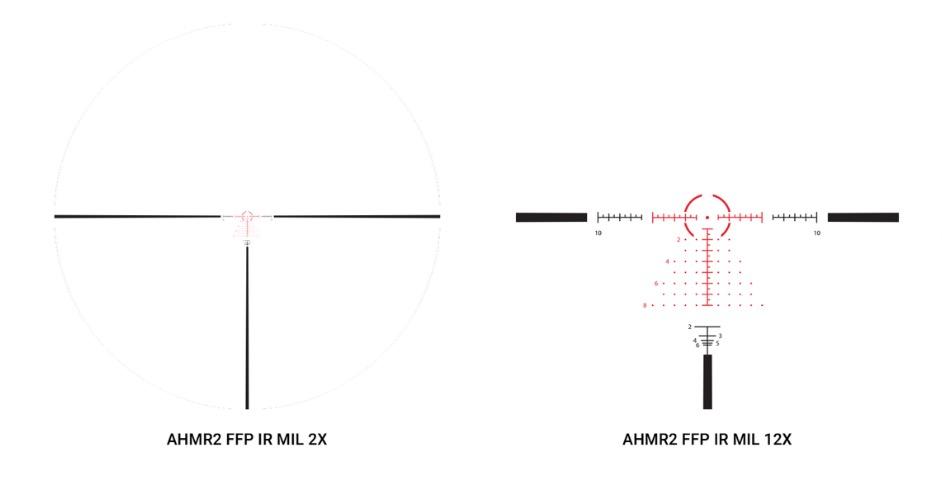 Athlon reticule ahmr2 ffp 2x 12x