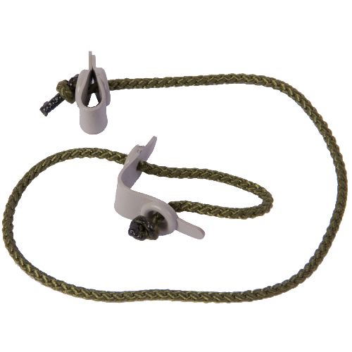 Attache appelant vivant avec corde et languette fermeture par e tranglement chasseur et compagnie