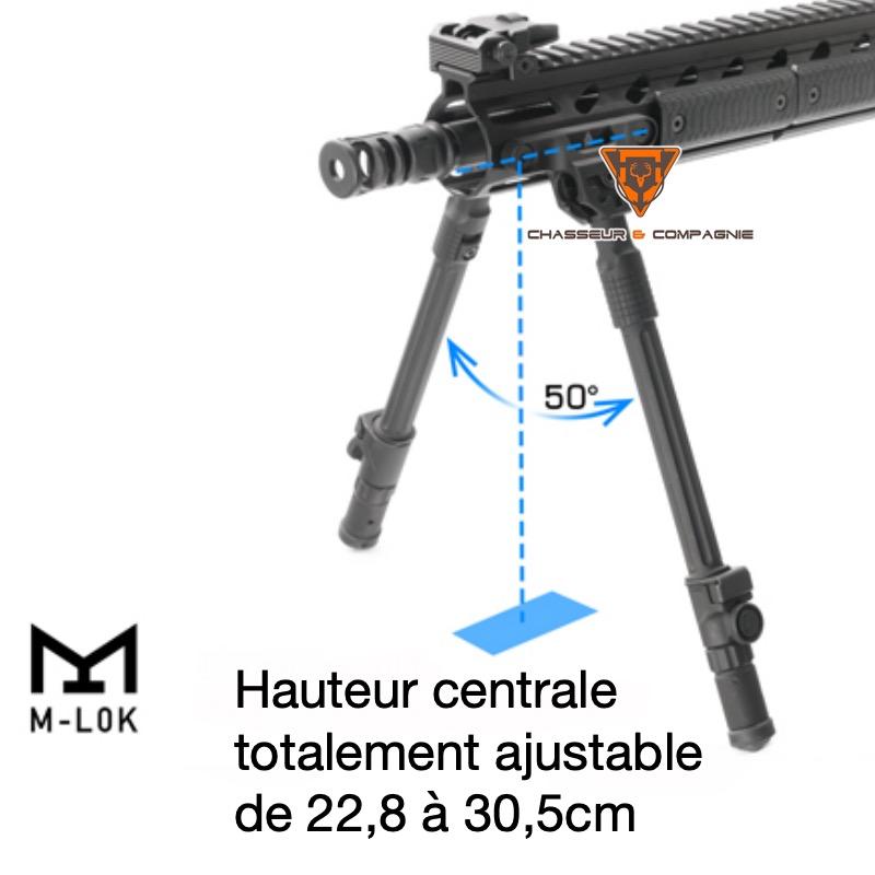 Bipied carabine compatible magpul utg leapers 22 8 a 30 5cm