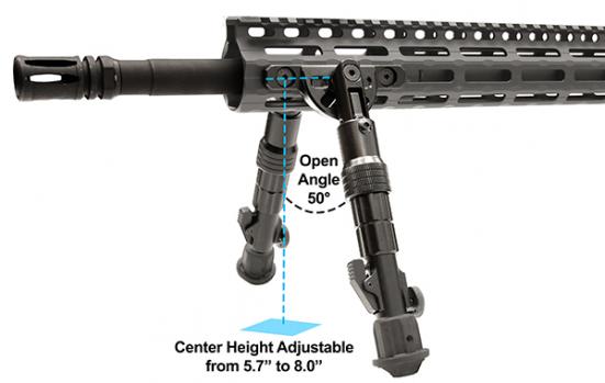 Bipied pour arme avec magpul