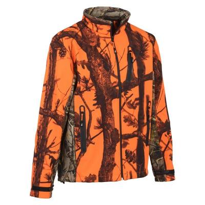Blouson de chasse percussion softshell ghostcamo blaze black 1