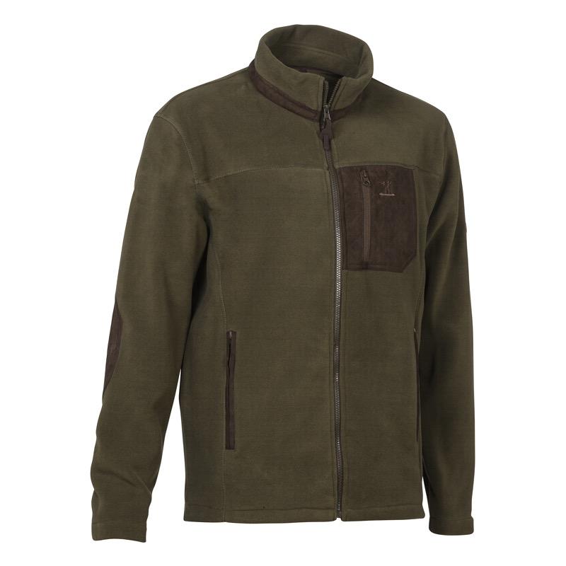 Blouson polaire brode
