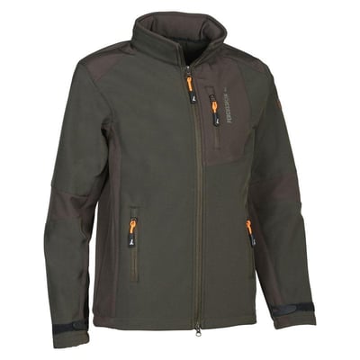 Blouson softshell kaki enfant