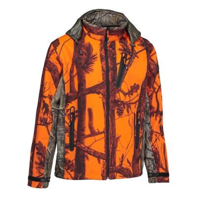 Blouson de chasse percussion softshell ghostcamo blaze black 1