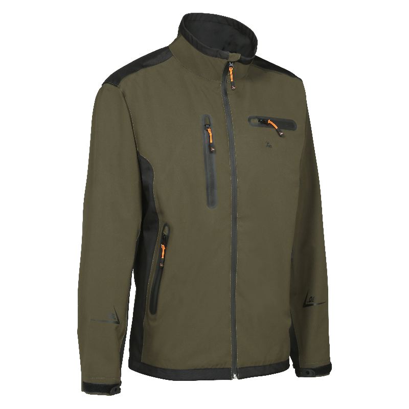Blouson verney carron softshell x3 3 couches kaki prohunt