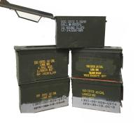 Boite a munition de surplus originale en me tal pour cal 50