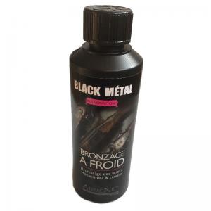 Bronzage a froid canon noir black metal pour arme de chasse
