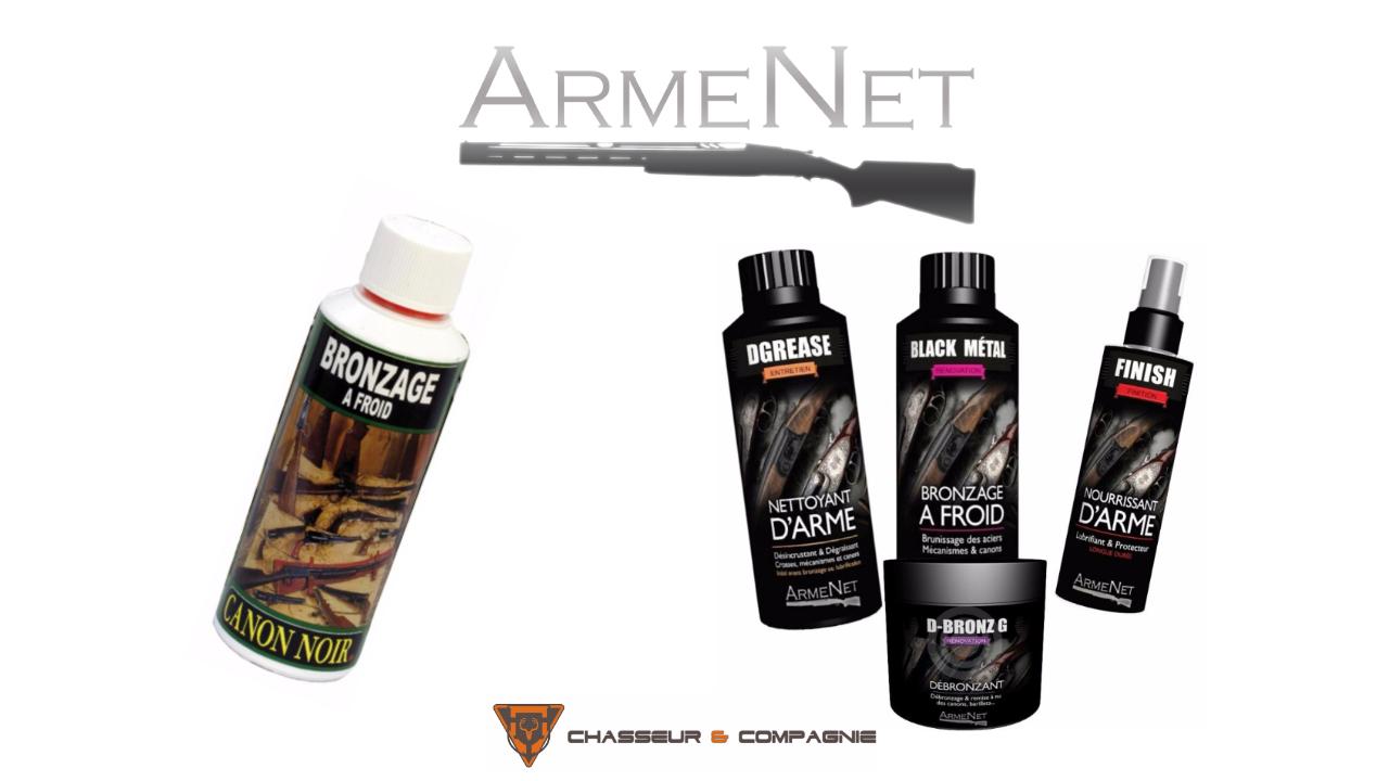 Bronzage a froid canon noir et black metal pour arme