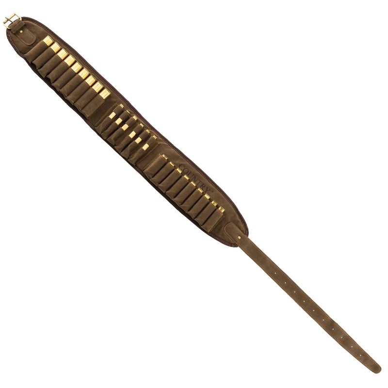 Cartouchie re aspect velour country sellerie calibre 12 et 16