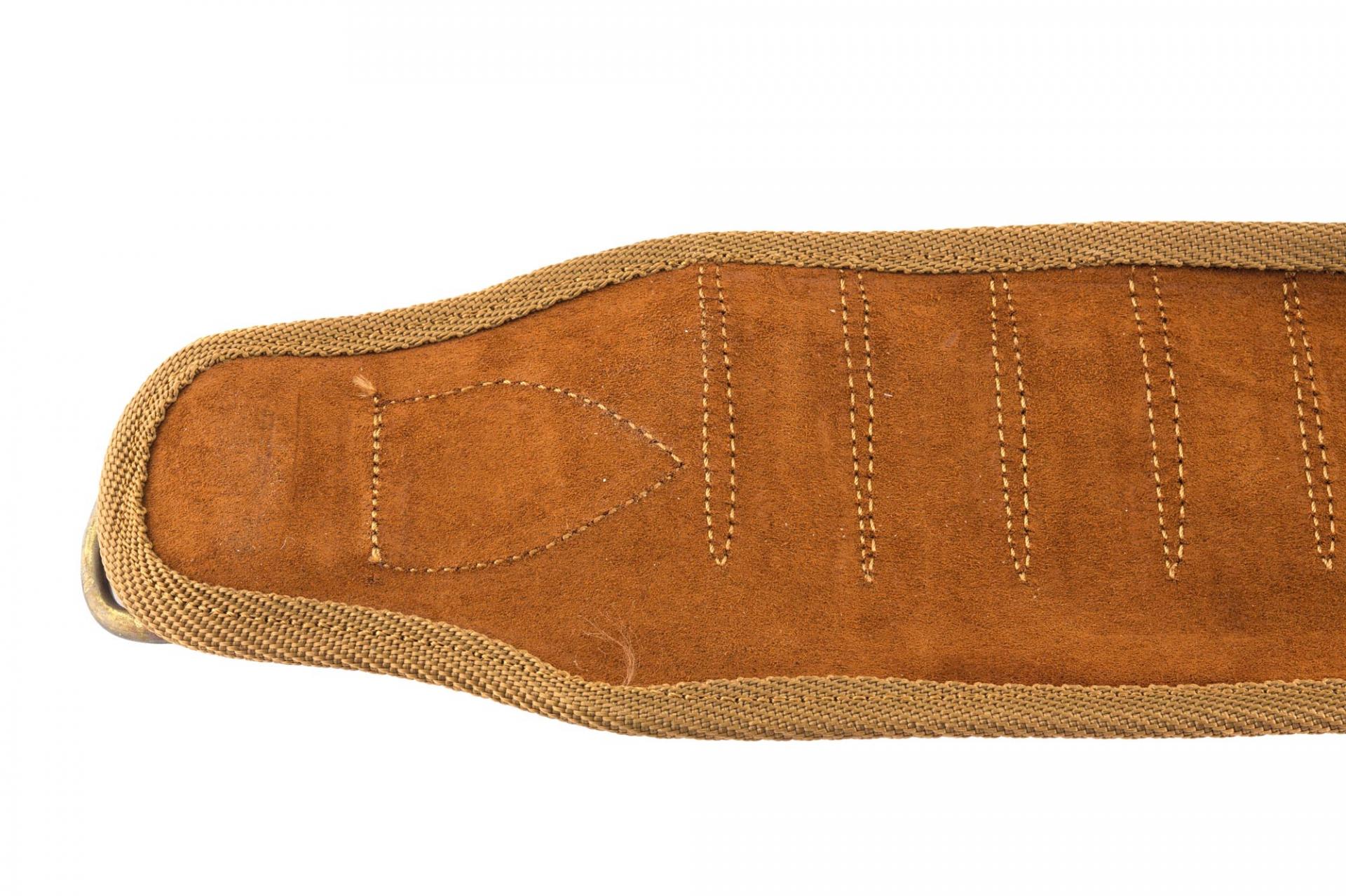 Cartouchie re en daim croupon country sellerie calibre 12mm