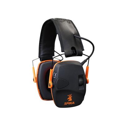 Casque e lectronique spika fin pour rame a feu noir et orange