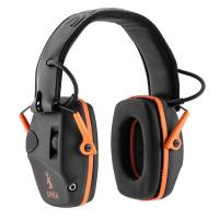 Casque e lectronique spika fin pour rame a feu noir et orange2