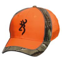 Casquette browning polson meshback orange et bord camo