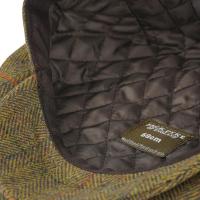 Casquette classique jack pyke marron en tweed anglaise1