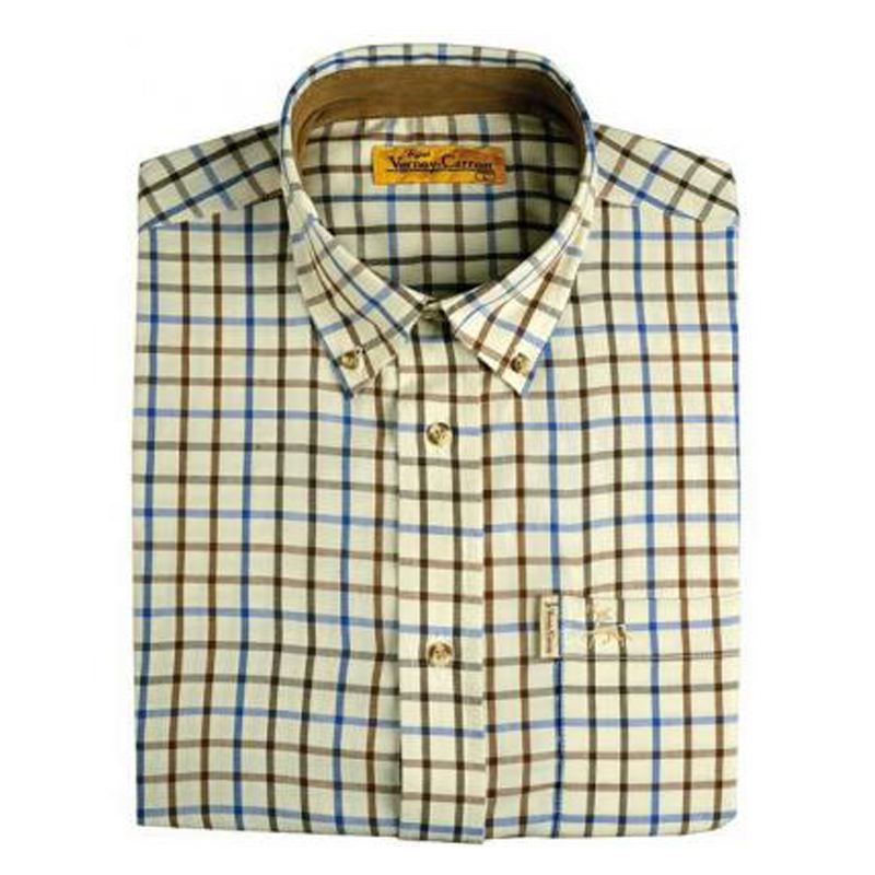 Chemise a carreaux verney carron villemy pour les chasseurs