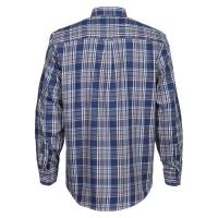 Chemise apre s chasse percussion aubigny carreaux bleus
