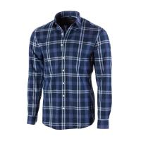 Chemise de chasse a carreaux browning ryan bleue