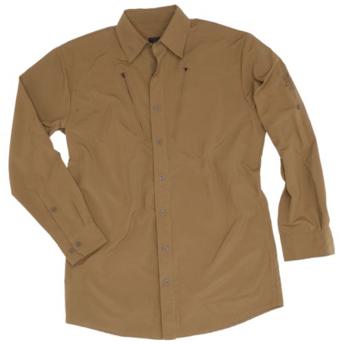 Chemise de chasse browning savannah ripstop kaki anti uv