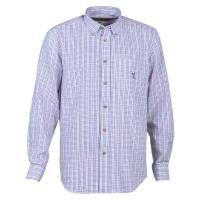 Chemise percussion petits carreaux rouge