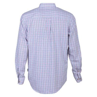 Chemise percussion petits carreaux rouge
