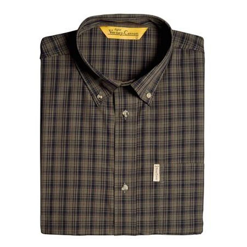 Chemise verney carron opio marron pour la chasse et campagne