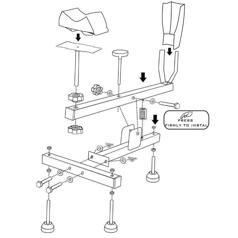 Chevalet de tir zkgr 30 pour carabine a moins de 50 euros2