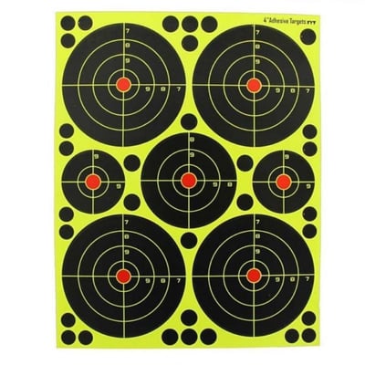 Cible re active adhe sive 5 a 10 cm plinkshot