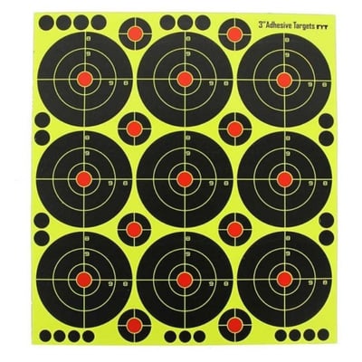 Cible re active adhe sive 7 6 cm plinkshot