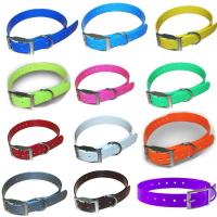 Collier chien de chasse en biothane biogold 60cm 2 5cm