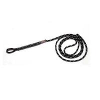 Collier porte appeau en corde noir helen baud pour chasseurs