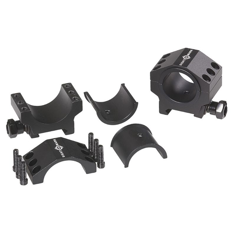 Collier sightmark tactical bas 25 4 ou 30mm picatinny weaver1