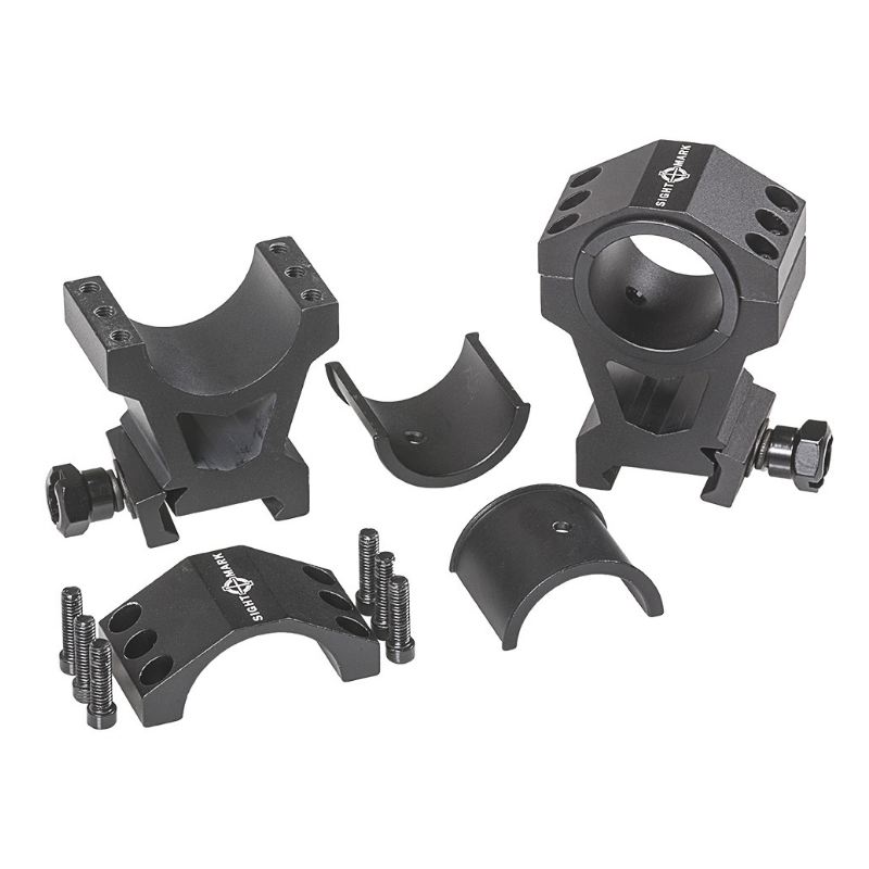 Collier sightmark tactical extra haut 25 4 30mm picatinny1
