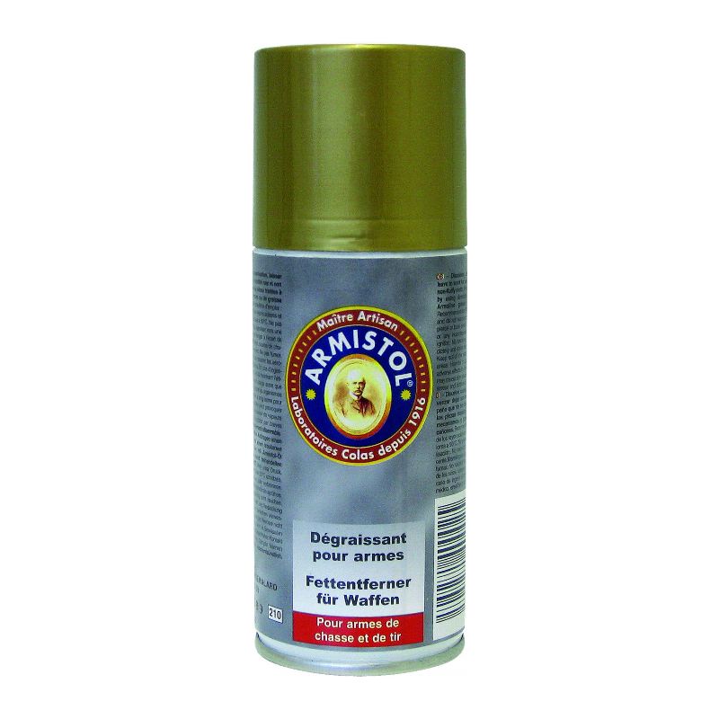 Dégraissant pour arme chasse et tir Armistol aerosol 150ml