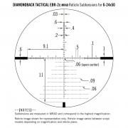 Diamondback tactique 6 24x50 ebr2c mrad dimensions