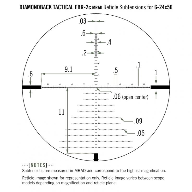Diamondback tactique 6 24x50 ebr2c mrad dimensions
