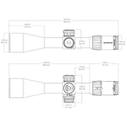 Dimensions lunette 5 40x56 vector tauron ffp