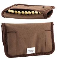 Etui cartouchie re de ceinture marron cordura pour 10 balles