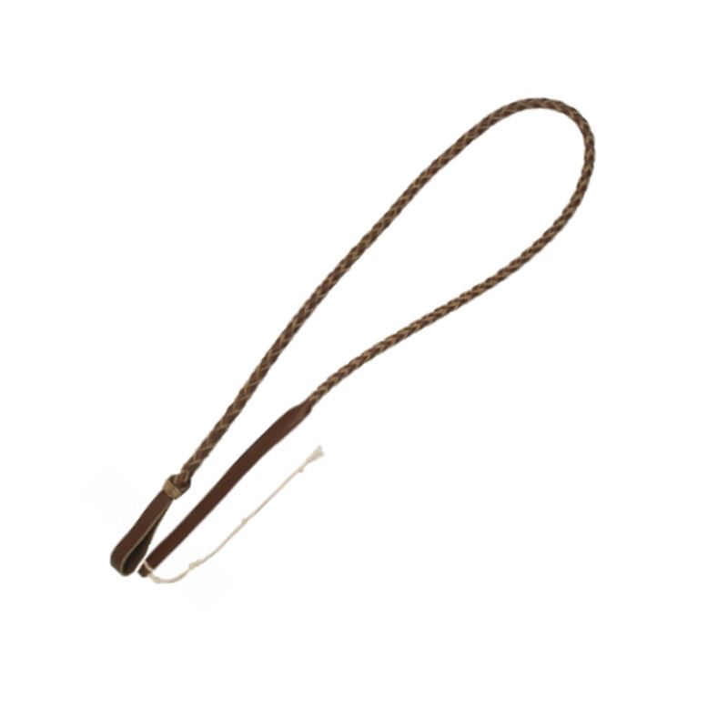 Flotte en cuir tresse pour fouet de ve nerie chien de chasse
