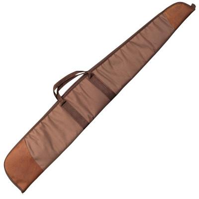 Fourreau a fusil 130 cm marron en tissus poche cartouche