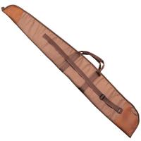 Fourreau a fusil 130 cm marron en tissus poche cartouche2