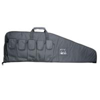 Fourreau a fusil carabine et airsoft 105cm noir avec poches 1