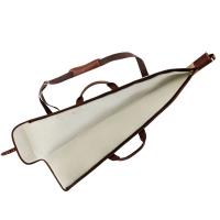 Fourreau a fusil country sellerie en imperwax et cuir 112 cm