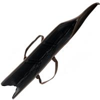 Fourreau a fusil en vinyle marron avec ouverture zip1